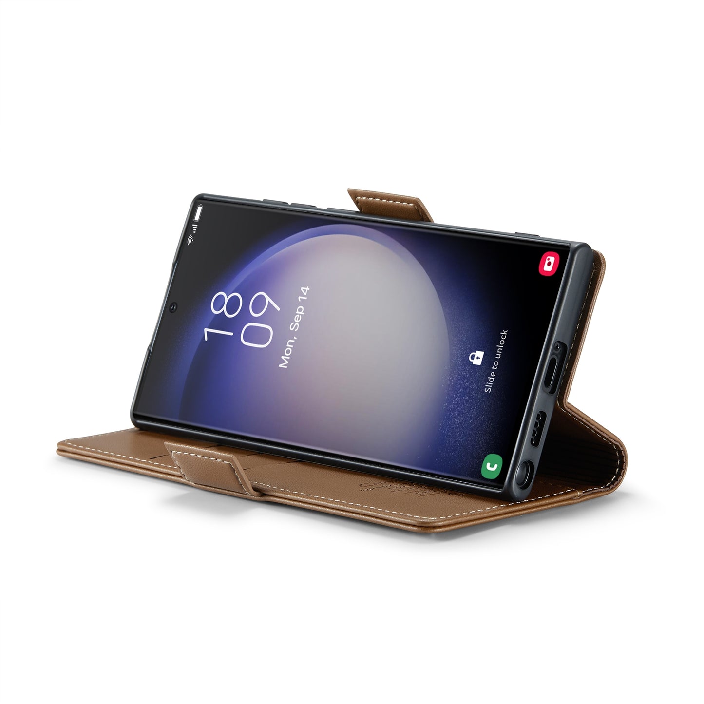 Samsung Galaxy S24 Ultra Leather Wallet Case - RFID Blocking, Stand Function, Card Slots-buycases.co.uk