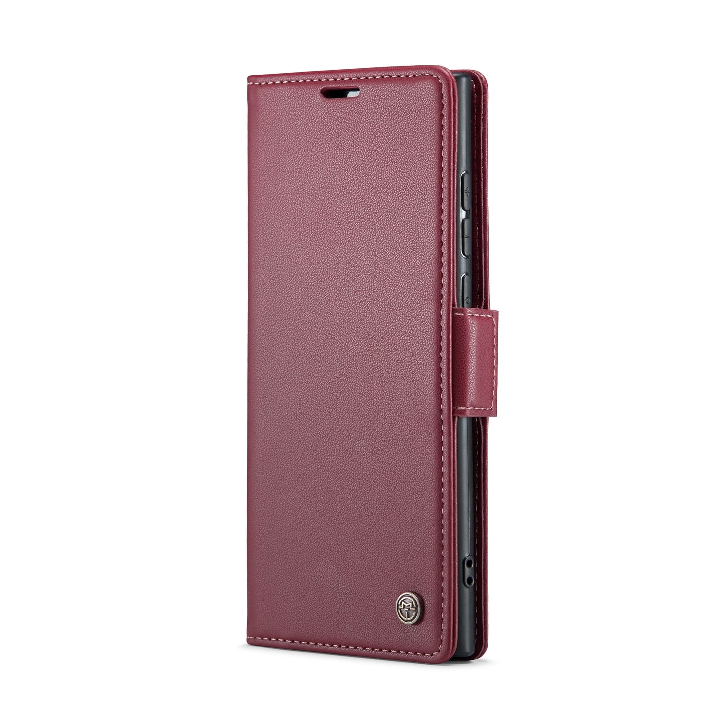 Samsung Galaxy S24 Ultra Leather Wallet Case - RFID Blocking, Stand Function, Card Slots-buycases.co.uk