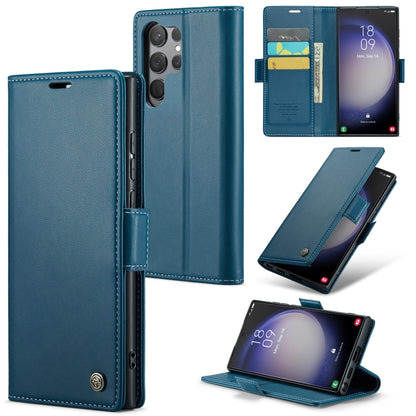 Samsung Galaxy S24 Ultra Leather Wallet Case - RFID Blocking, Stand Function, Card Slots-buycases.co.uk