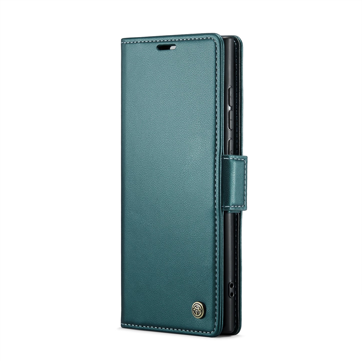 Samsung Galaxy S24 Ultra Leather Wallet Case - RFID Blocking, Stand Function, Card Slots-buycases.co.uk