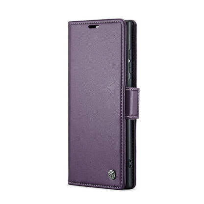 Samsung Galaxy S24 Ultra Leather Wallet Case - RFID Blocking, Stand Function, Card Slots-buycases.co.uk