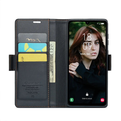 Samsung Galaxy A15 5g Leather Wallet Case - RFID Blocking, Stand Function, Card Slots-buycases.co.uk