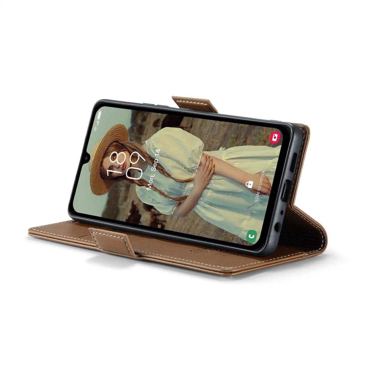 Samsung Galaxy A15 5g Leather Wallet Case - RFID Blocking, Stand Function, Card Slots-buycases.co.uk