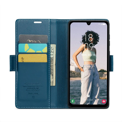 Samsung Galaxy A15 5g Leather Wallet Case - RFID Blocking, Stand Function, Card Slots-buycases.co.uk