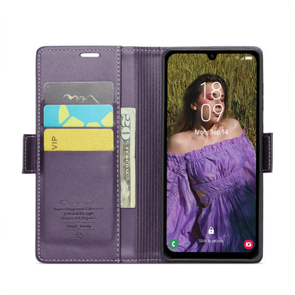 Samsung Galaxy A15 5g Leather Wallet Case - RFID Blocking, Stand Function, Card Slots-buycases.co.uk
