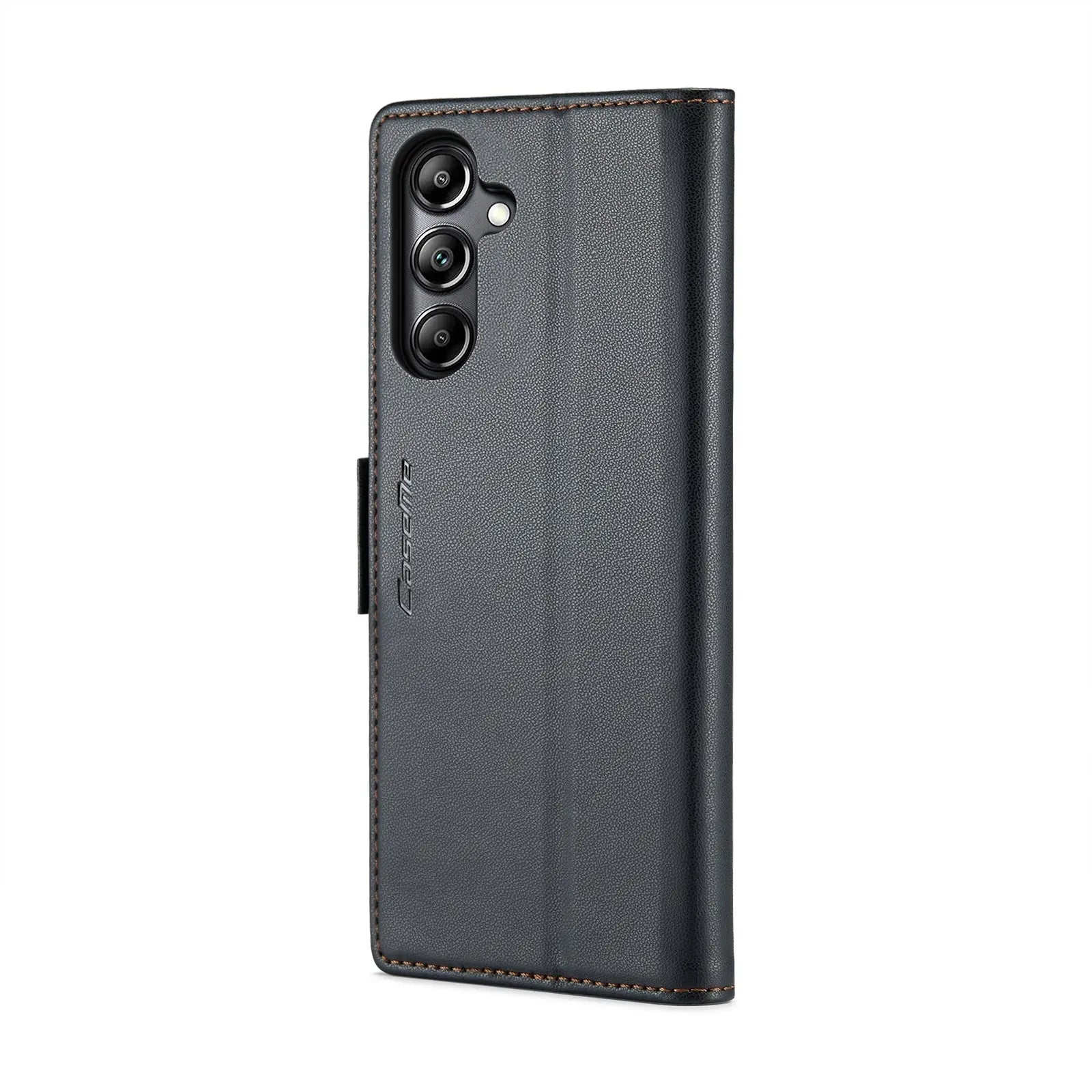 Samsung Galaxy A05s Leather Wallet Case - RFID Blocking, Stand Function, Card Slots-buycases.co.uk