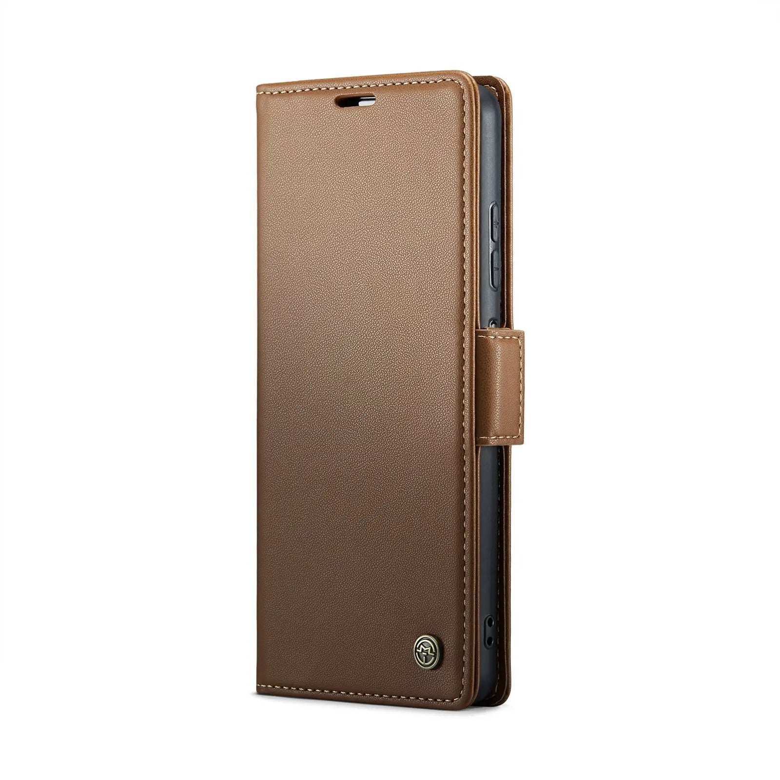 Samsung Galaxy A05s Leather Wallet Case - RFID Blocking, Stand Function, Card Slots-buycases.co.uk