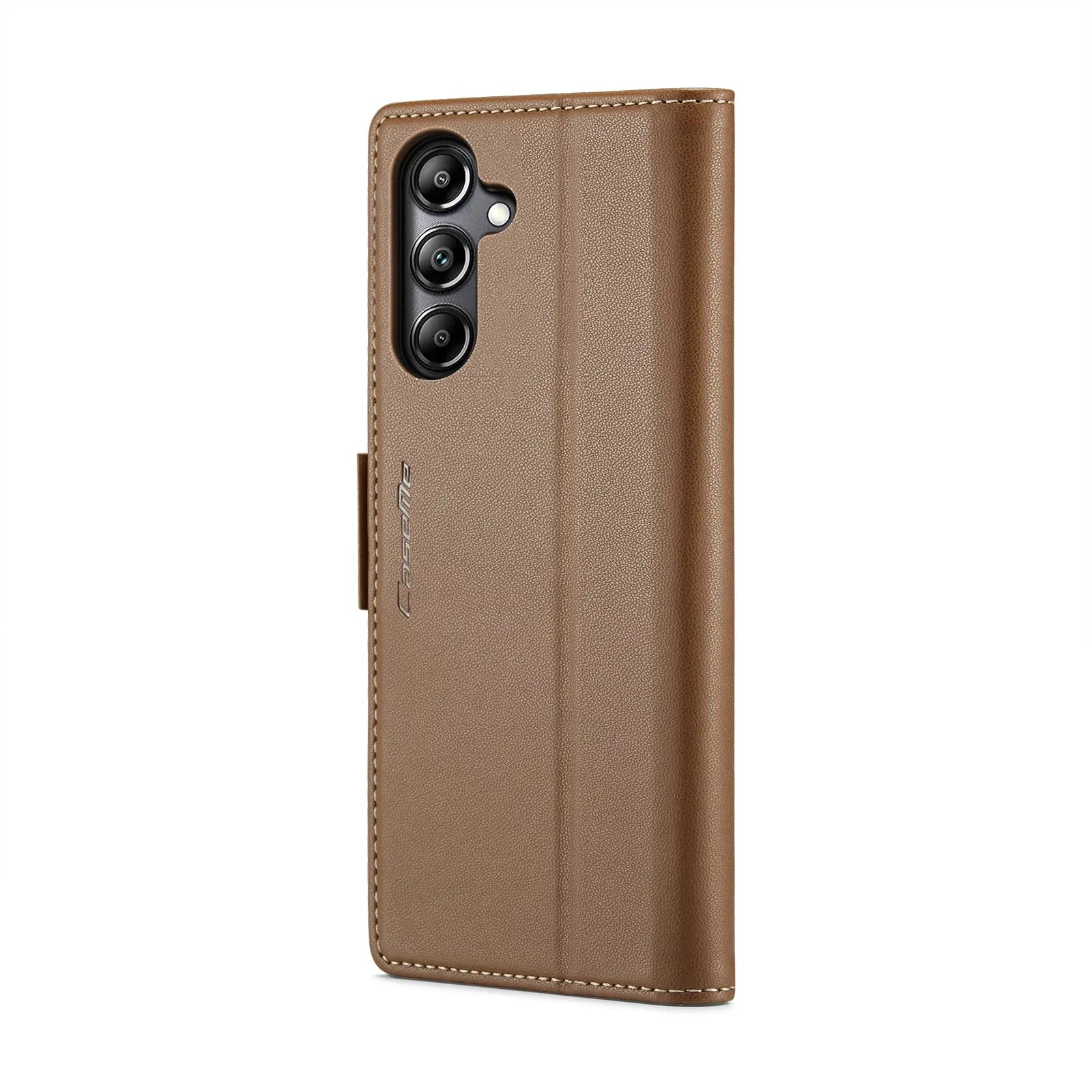 Samsung Galaxy A05s Leather Wallet Case - RFID Blocking, Stand Function, Card Slots-buycases.co.uk