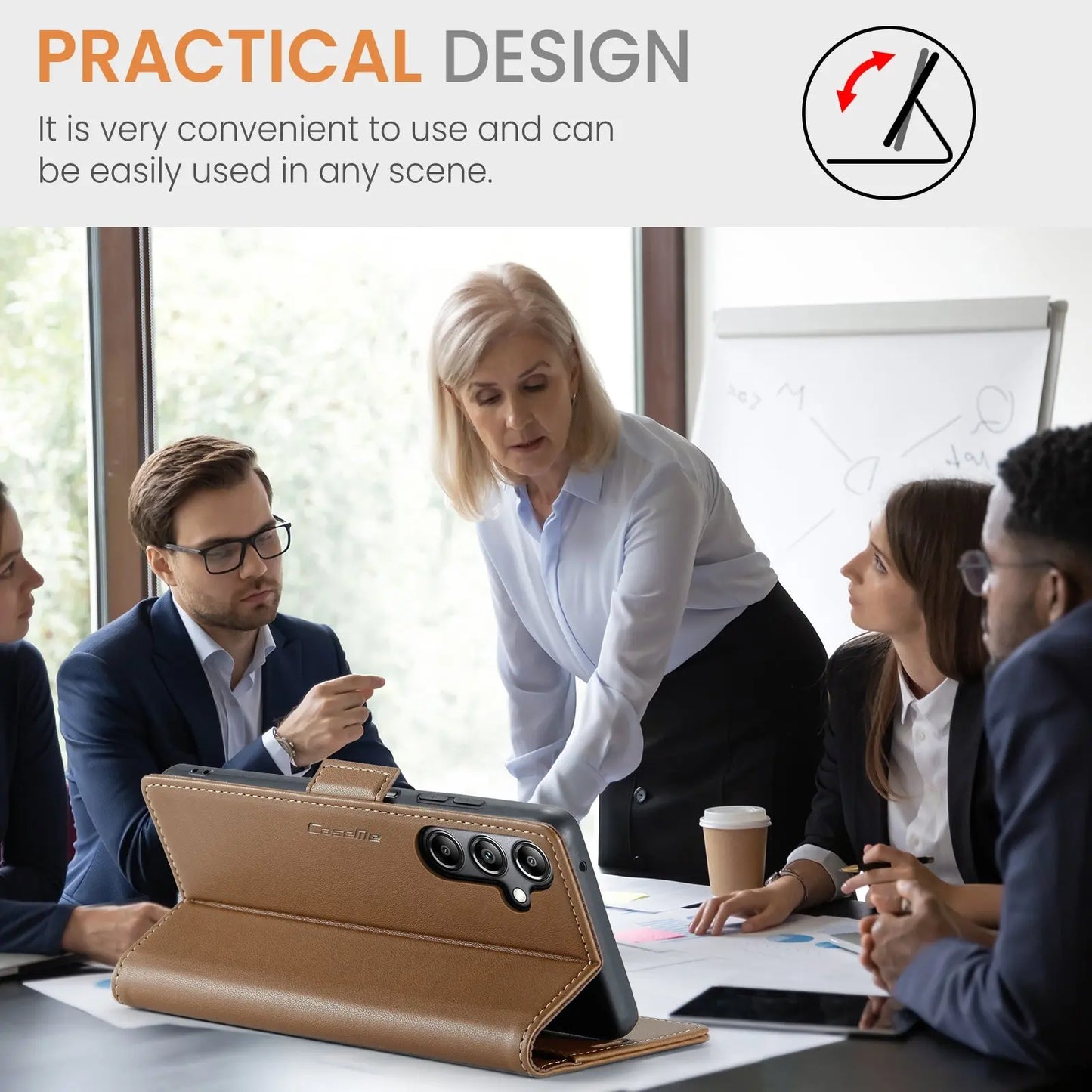 Samsung Galaxy A05s Leather Wallet Case - RFID Blocking, Stand Function, Card Slots-buycases.co.uk