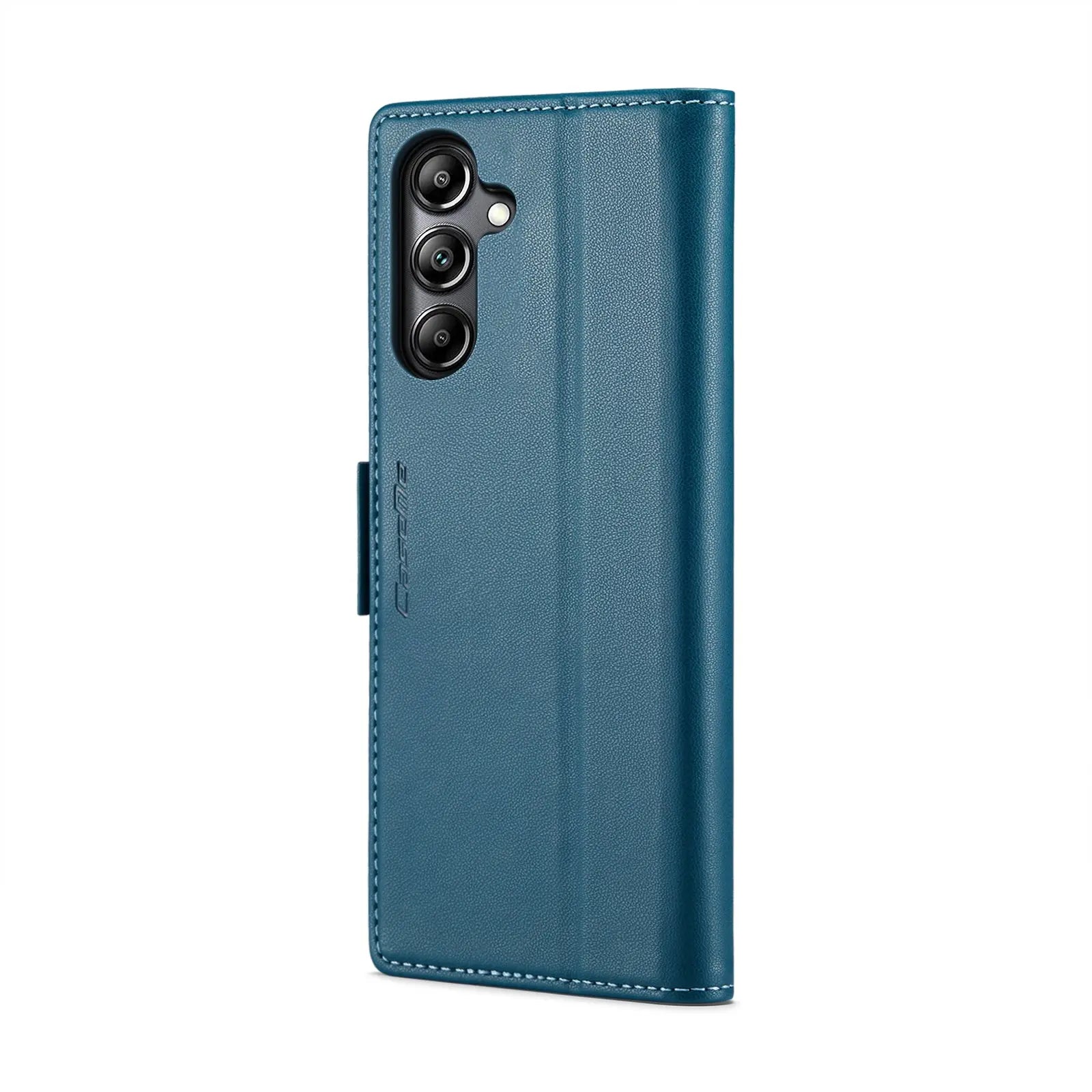 Samsung Galaxy A05s Leather Wallet Case - RFID Blocking, Stand Function, Card Slots-buycases.co.uk