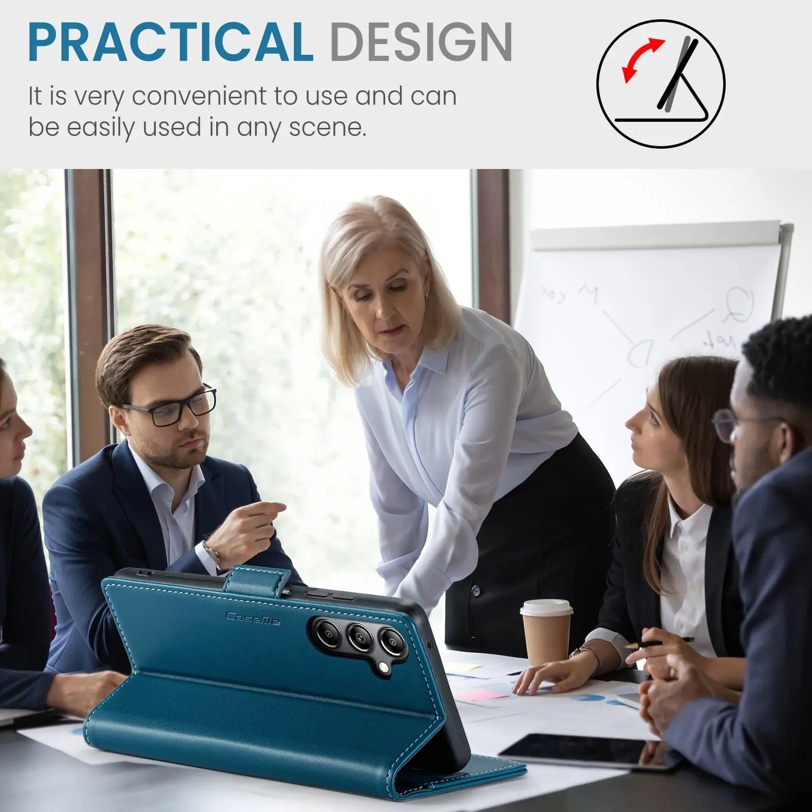 Samsung Galaxy A05s Leather Wallet Case - RFID Blocking, Stand Function, Card Slots-buycases.co.uk