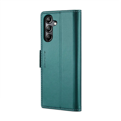 Samsung Galaxy A05s Leather Wallet Case - RFID Blocking, Stand Function, Card Slots-buycases.co.uk