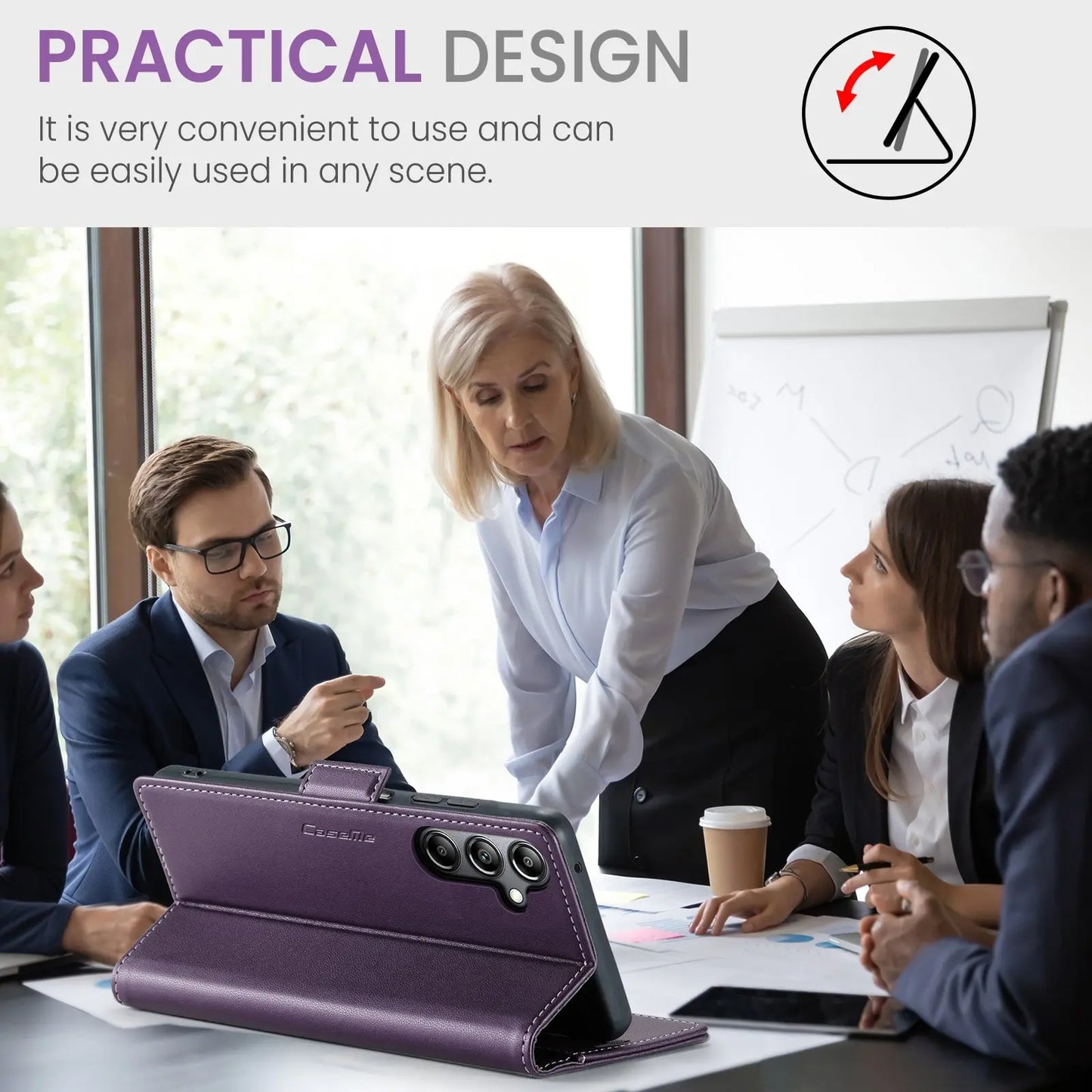 Samsung Galaxy A05s Leather Wallet Case - RFID Blocking, Stand Function, Card Slots-buycases.co.uk