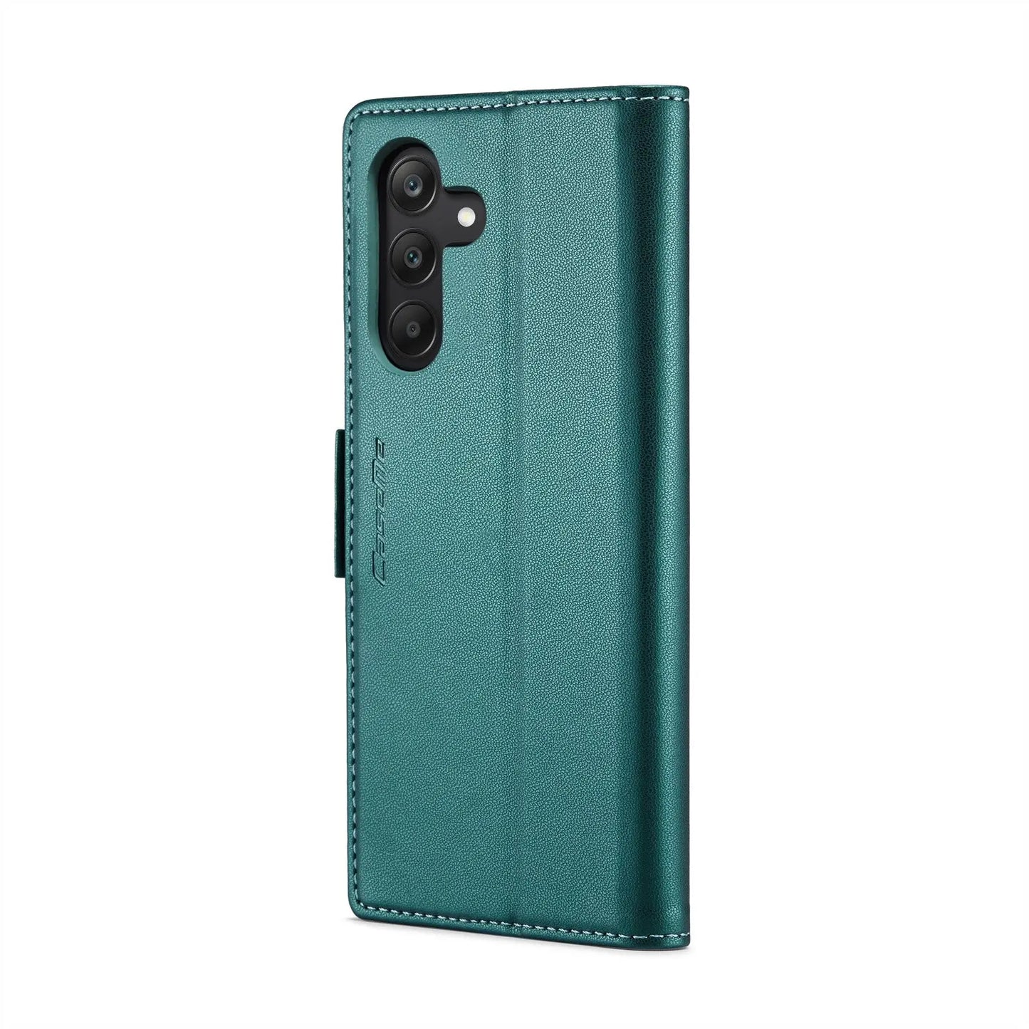 Samsung Galaxy A25 5g Leather Wallet Case - RFID Blocking, Stand Function, Card Slots-buycases.co.uk