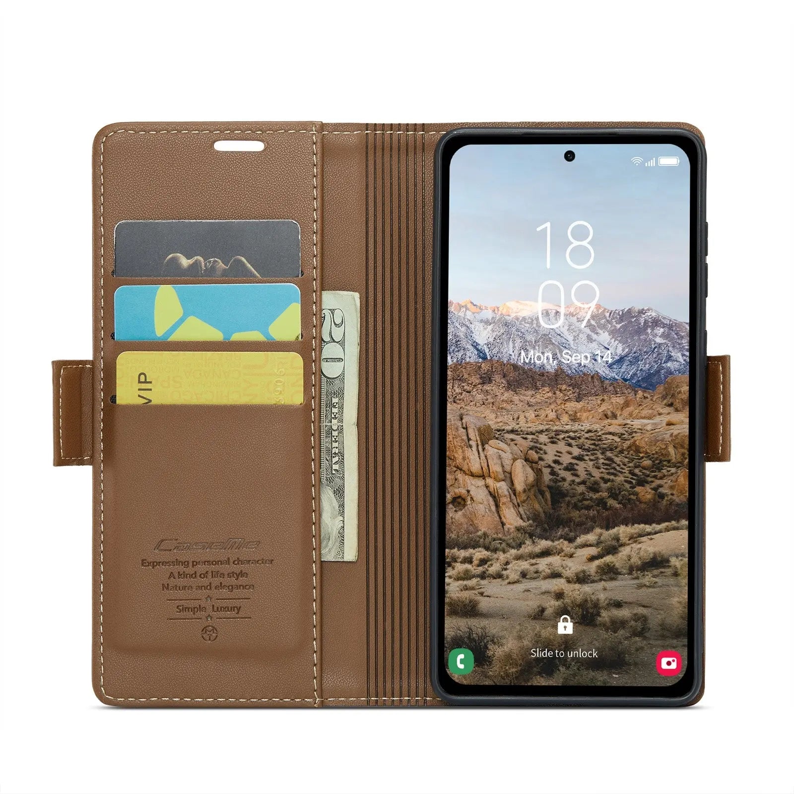 Samsung Galaxy A35 5g Leather Wallet Case - RFID Blocking, Stand Function, Card Slots-buycases.co.uk