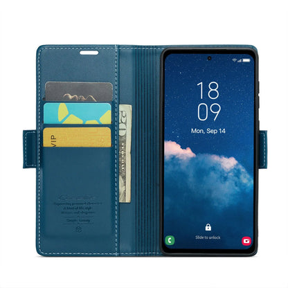 Samsung Galaxy A35 5g Leather Wallet Case - RFID Blocking, Stand Function, Card Slots-buycases.co.uk
