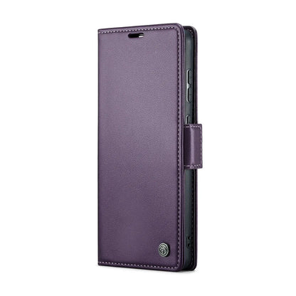 Samsung Galaxy A35 5g Leather Wallet Case - RFID Blocking, Stand Function, Card Slots-buycases.co.uk