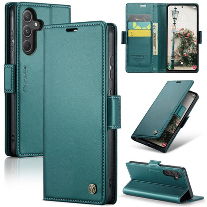 Samsung Galaxy A55 Leather Wallet Case - RFID Blocking, Stand Function, Card Slots-buycases.co.uk