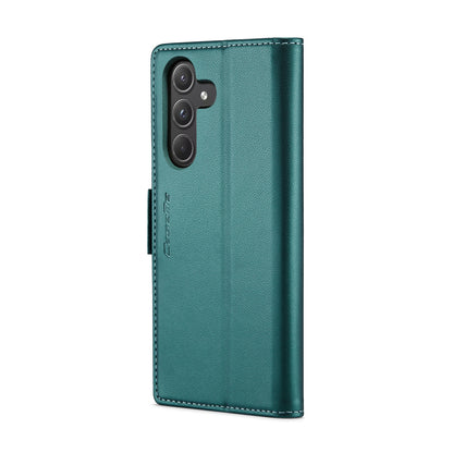 Samsung Galaxy A55 Leather Wallet Case - RFID Blocking, Stand Function, Card Slots-buycases.co.uk