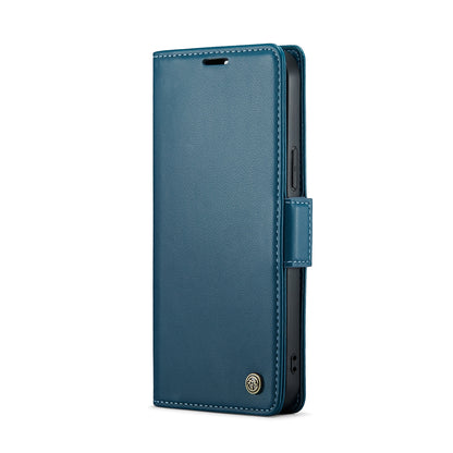 iPhone 13 Pro Leather Wallet Case - RFID Blocking, Stand Function, Card Slots