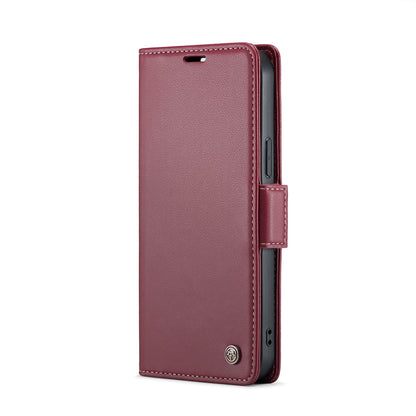 iPhone 12 mini Leather Wallet Case - RFID Blocking, Stand Function, Card Slots