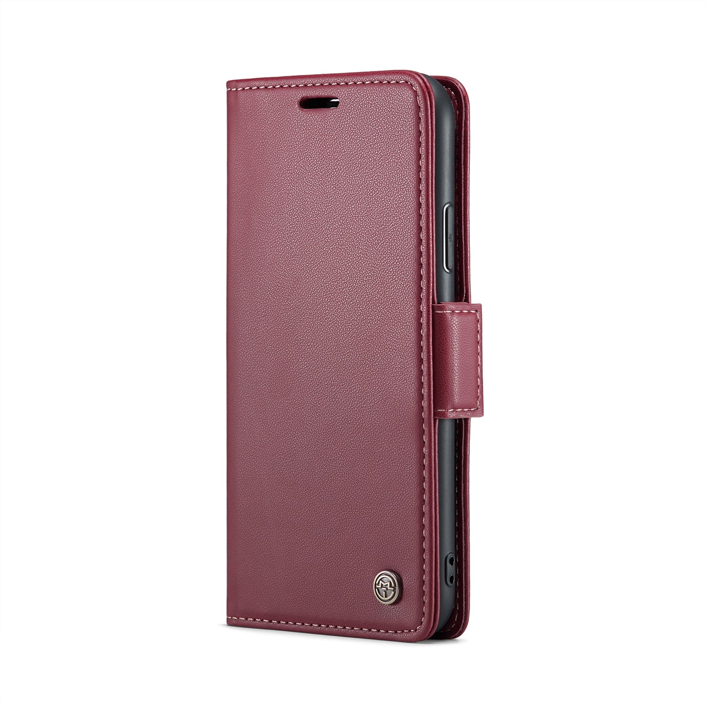 iPhone 11 Leather Wallet Case - RFID Blocking, Stand Function, Card Slots