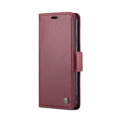 iPhone 11 Leather Wallet Case - RFID Blocking, Stand Function, Card Slots