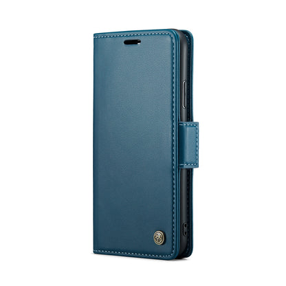 iPhone 11 Leather Wallet Case - RFID Blocking, Stand Function, Card Slots