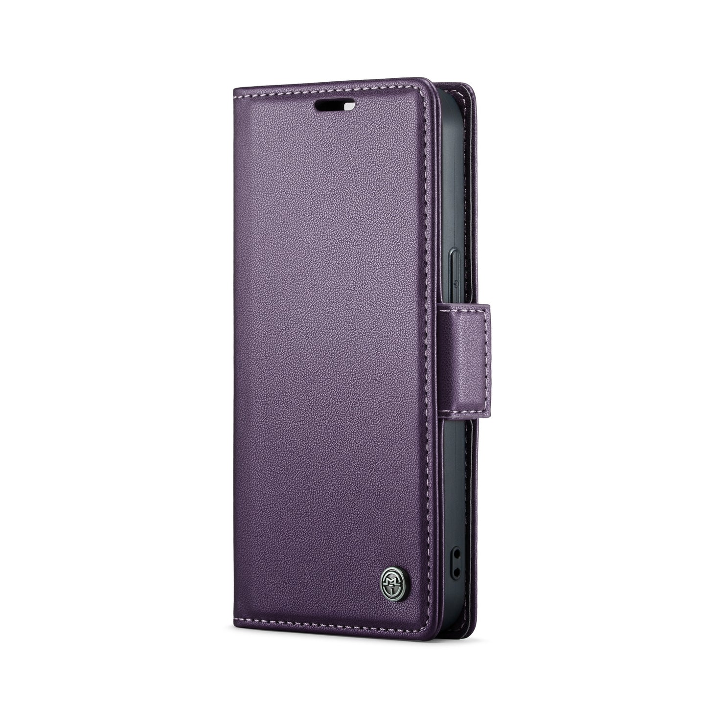 iPhone 15 Plus Leather Wallet Case - RFID Blocking, Stand Function, Card Slots