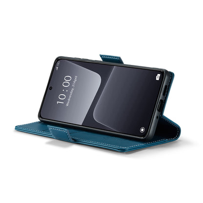 Xiaomi 13 Leather Wallet Case - RFID Blocking, Stand Function, Card Slots