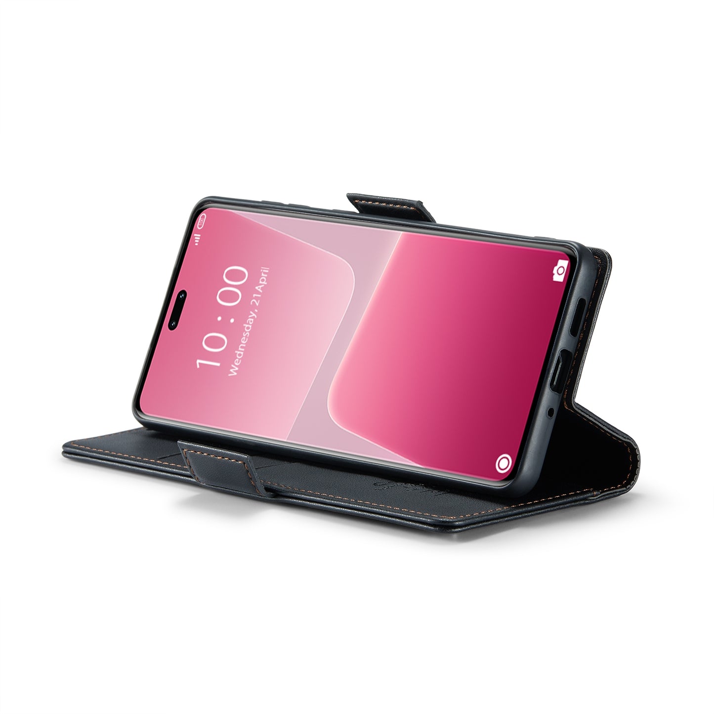 Xiaomi 13 Lite Leather Wallet Case - RFID Blocking, Stand Function, Card Slots