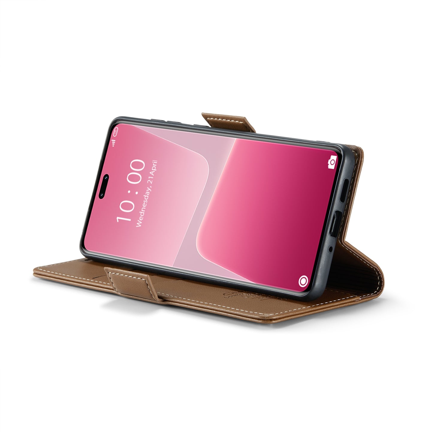 Xiaomi 13 Lite Leather Wallet Case - RFID Blocking, Stand Function, Card Slots