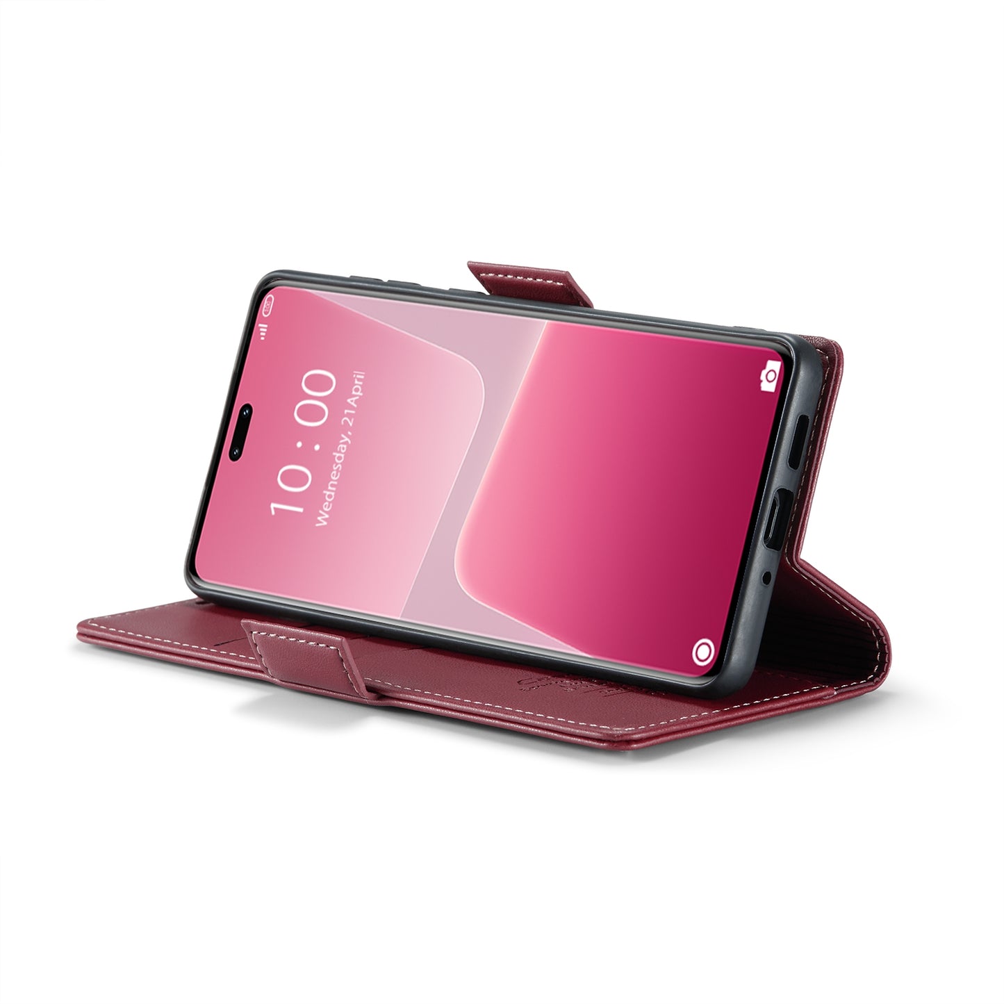 Xiaomi 13 Lite Leather Wallet Case - RFID Blocking, Stand Function, Card Slots