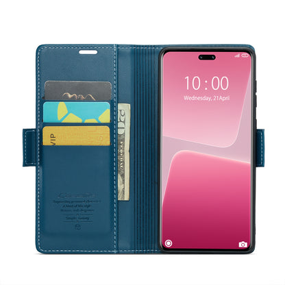 Xiaomi 13 Lite Leather Wallet Case - RFID Blocking, Stand Function, Card Slots