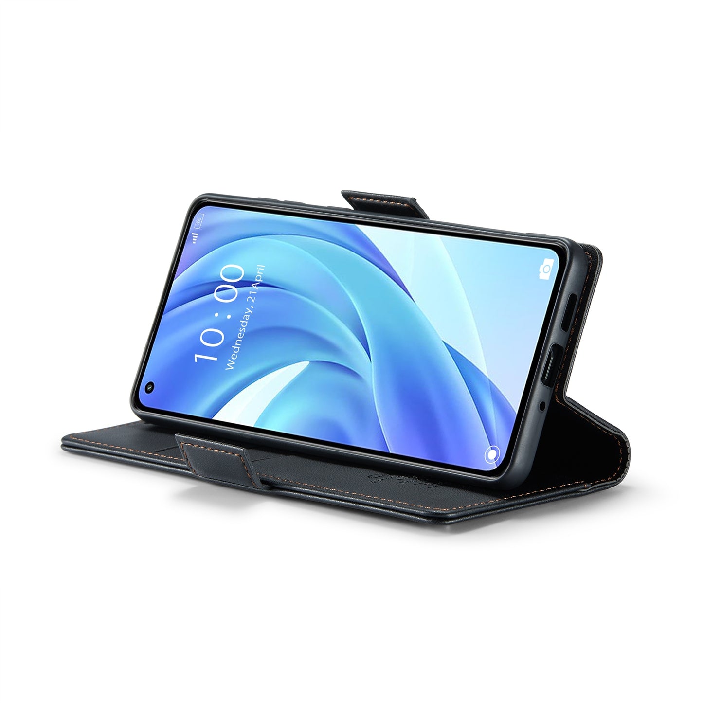 Xiaomi Mi 11 Lite Leather Wallet Case - RFID Blocking, Stand Function, Card Slots