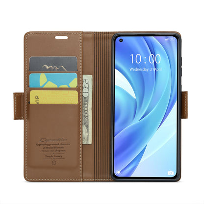 Xiaomi Mi 11 Lite Leather Wallet Case - RFID Blocking, Stand Function, Card Slots