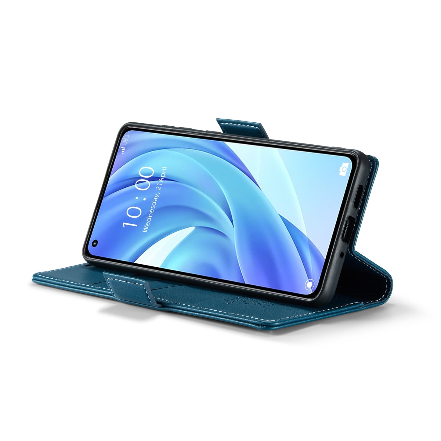 Xiaomi Mi 11 Lite Leather Wallet Case - RFID Blocking, Stand Function, Card Slots