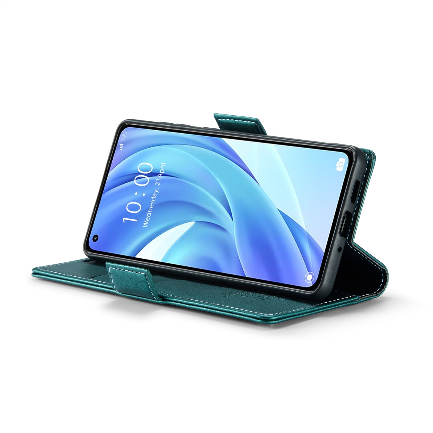 Xiaomi Mi 11 Lite Leather Wallet Case - RFID Blocking, Stand Function, Card Slots