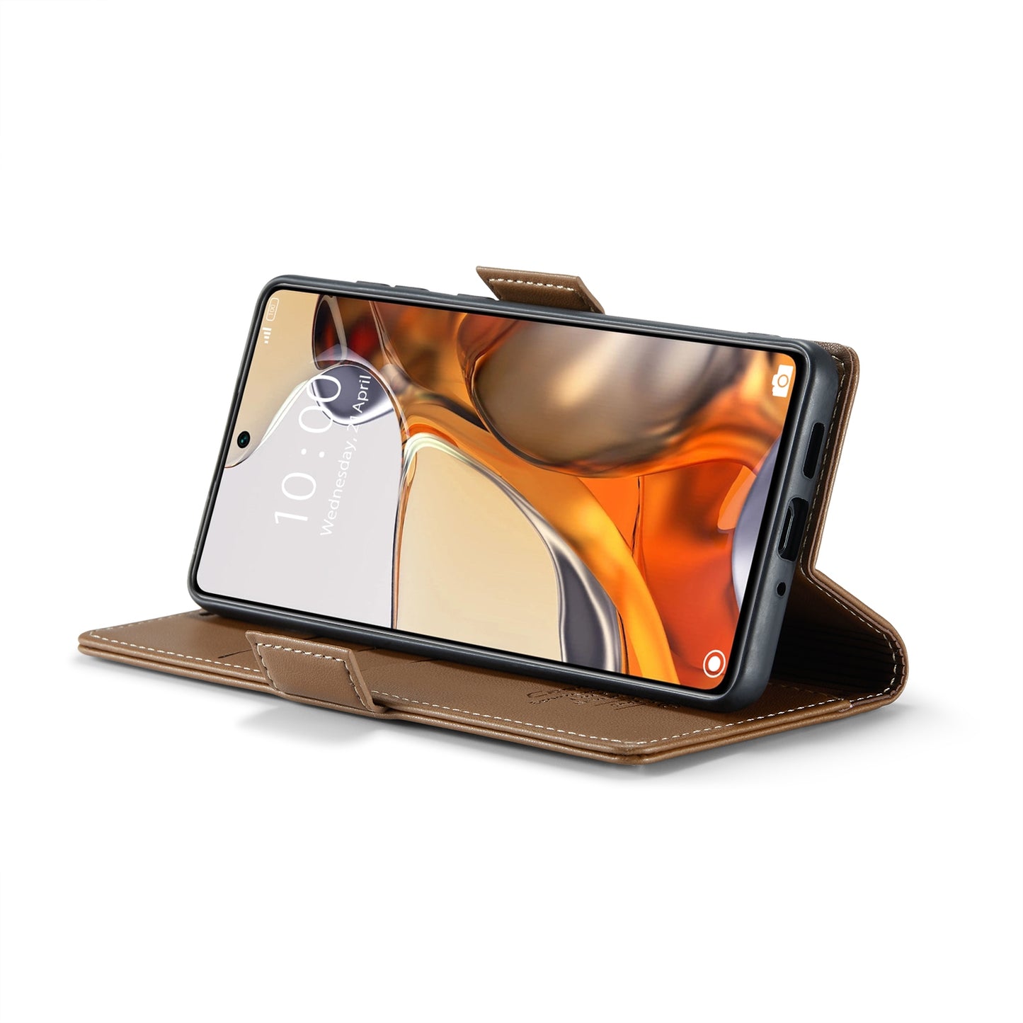 Xiaomi 11T/11T Pro Leather Wallet Case - RFID Blocking, Stand Function, Card Slots