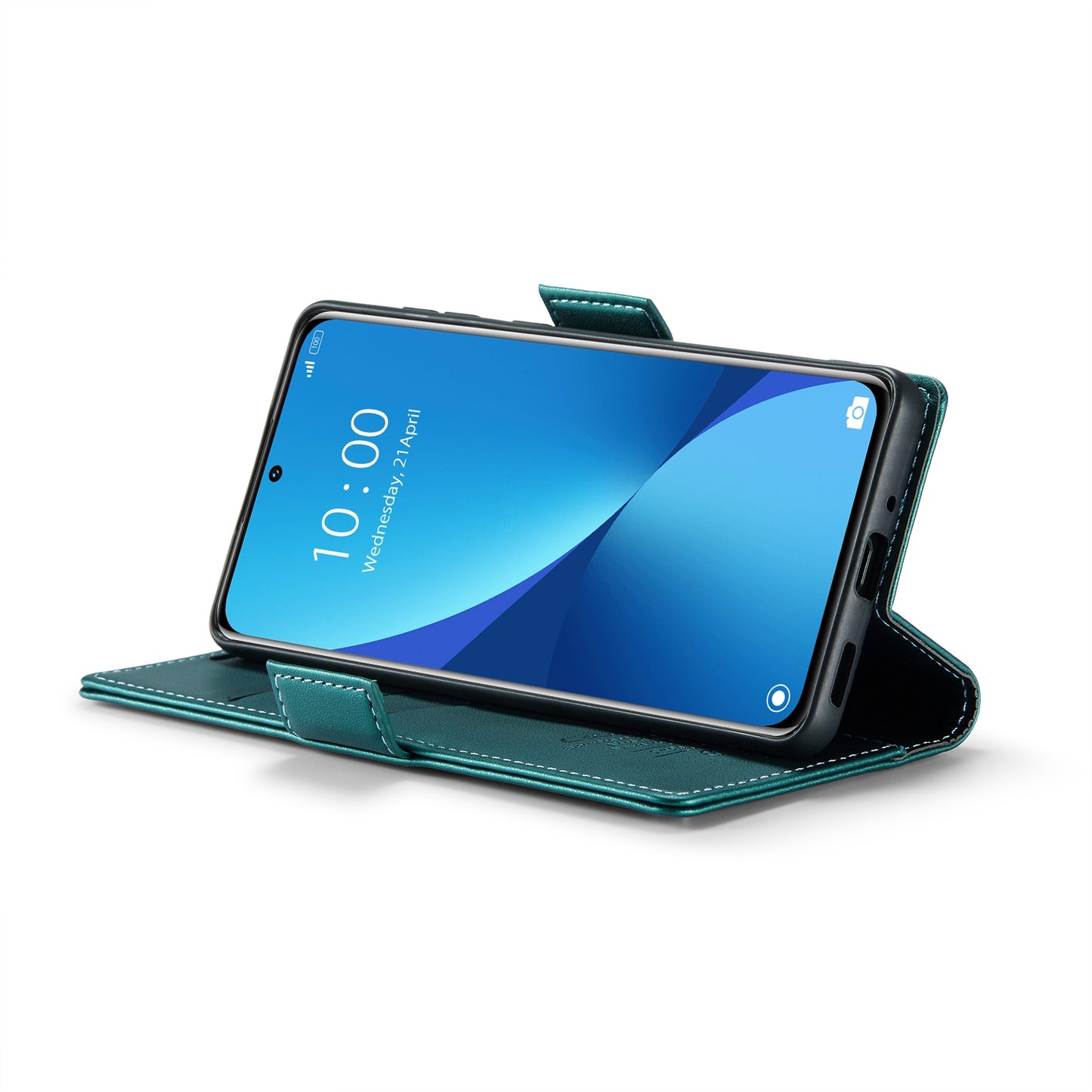 Xiaomi 12X Leather Wallet Case - RFID Blocking, Stand Function, Card Slots