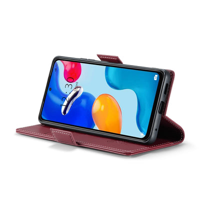 Xiaomi Redmi Note 11 4G Global Leather Wallet Case - RFID Blocking, Stand Function, Card Slots