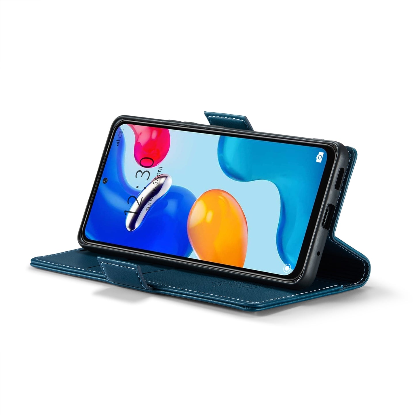 Xiaomi Redmi Note 11 4G Global Leather Wallet Case - RFID Blocking, Stand Function, Card Slots