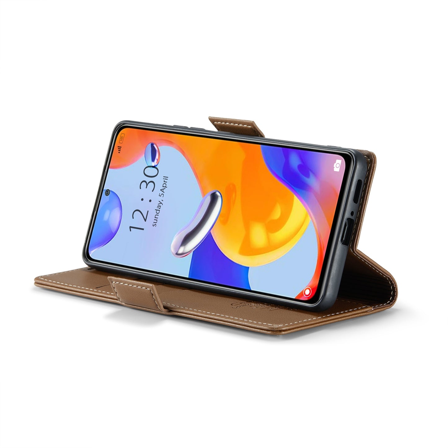 Xiaomi Redmi Note 11 Pro Global Leather Wallet Case - RFID Blocking, Stand Function, Card Slots