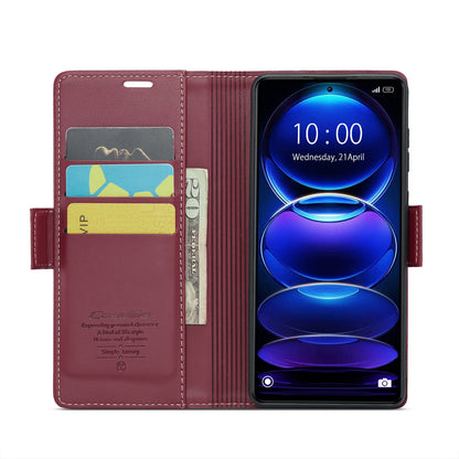 Xiaomi Poco X5 Pro 5G Leather Wallet Case - RFID Blocking, Stand Function, Card Slots