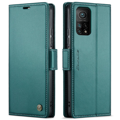 Xiaomi Mi 10T Pro 5G Leather Wallet Case - RFID Blocking, Stand Function, Card Slots