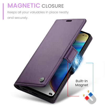 Xiaomi Mi 10T Pro 5G Leather Wallet Case - RFID Blocking, Stand Function, Card Slots