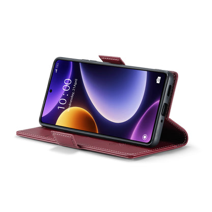 Xiaomi Poco F5 5G Leather Wallet Case - RFID Blocking, Stand Function, Card Slots