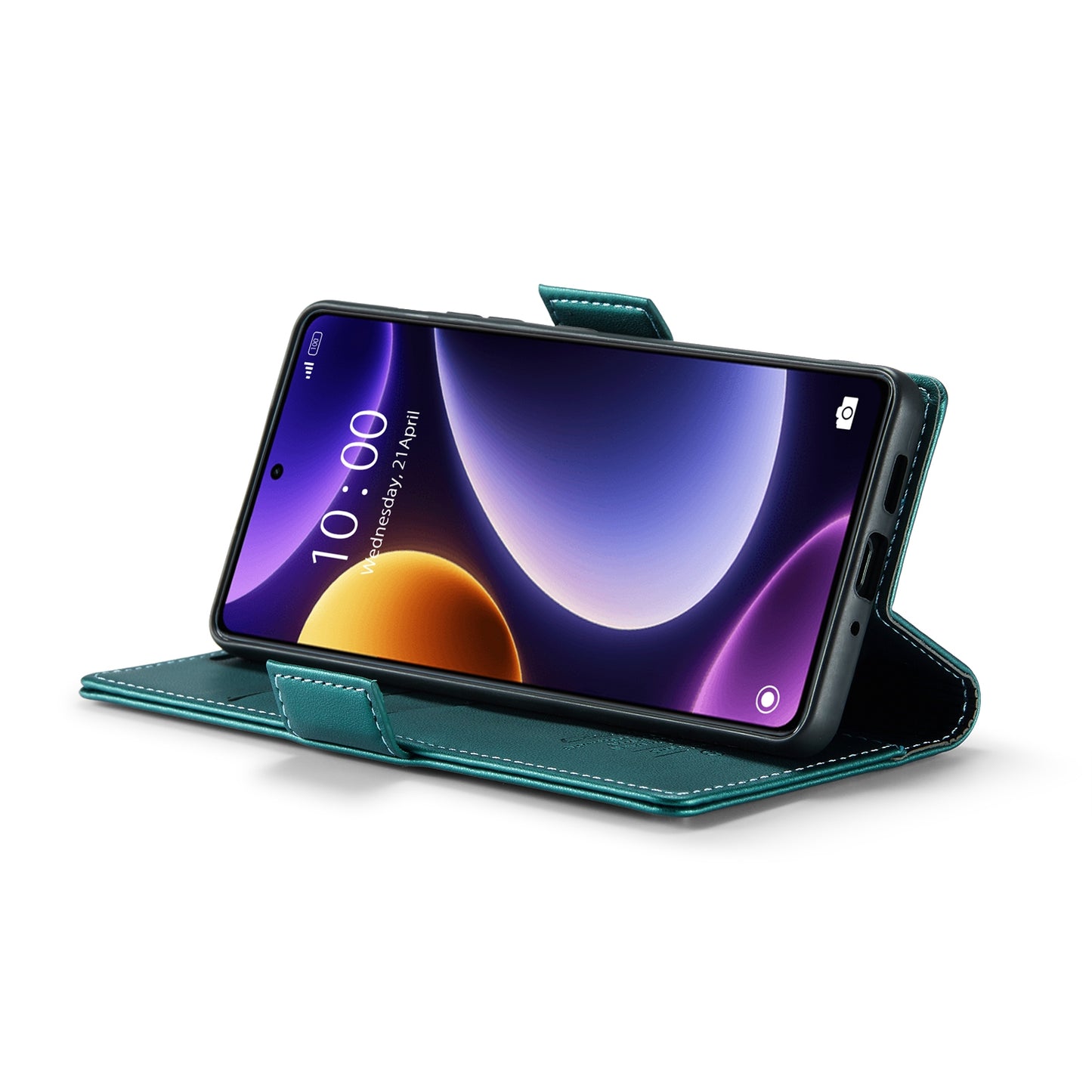 Xiaomi Poco F5 5G Leather Wallet Case - RFID Blocking, Stand Function, Card Slots