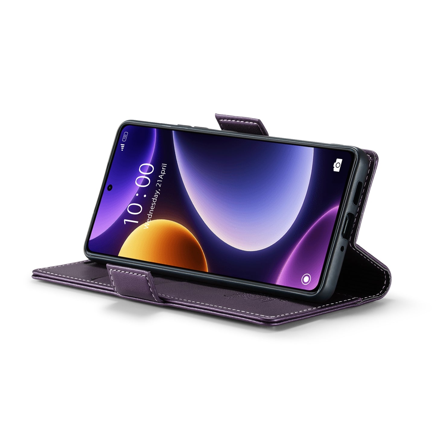 Xiaomi Poco F5 5G Leather Wallet Case - RFID Blocking, Stand Function, Card Slots