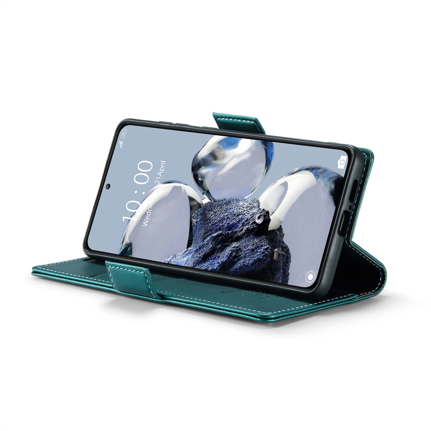 Xiaomi 12T/12T Pro Leather Wallet Case - RFID Blocking, Stand Function, Card Slots